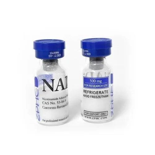 ZPHC NAD+ vials with labels