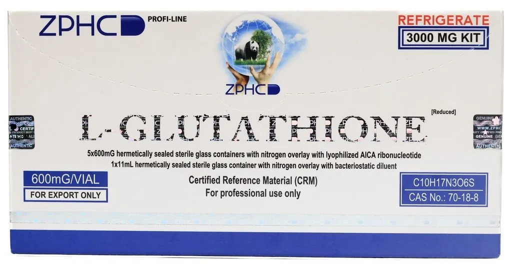 Упаковка L-Glutathione производства ZPHC, линейка Profi-Line, набор 3000 мг